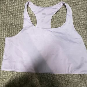 Girlfriend collective Paloma Bra Crop in Lilac